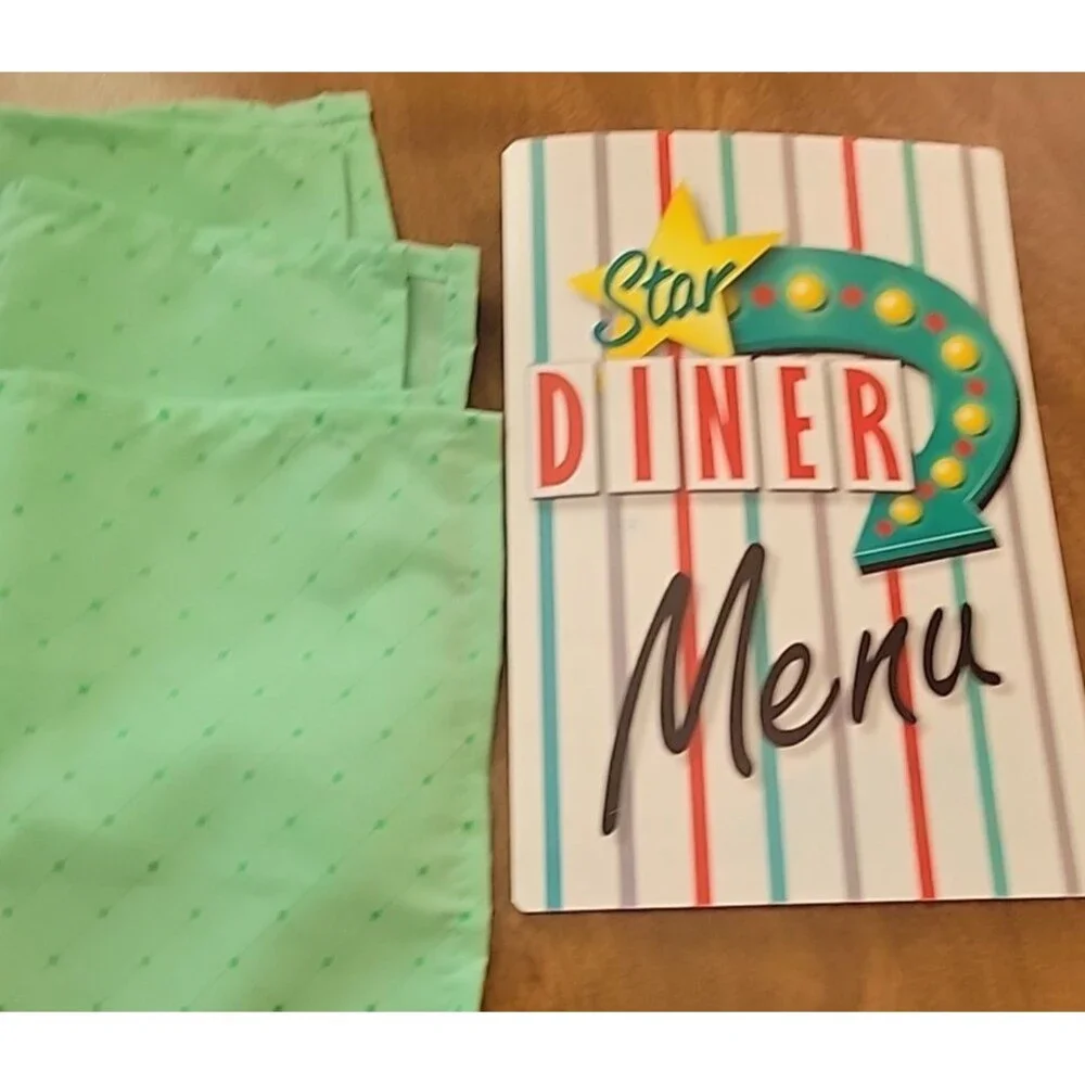 Melissa & Doug Star‎ Diner Restaurant Play Set Menu Replacement & napkins